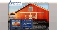 Desktop Screenshot of angoodconstruction.com